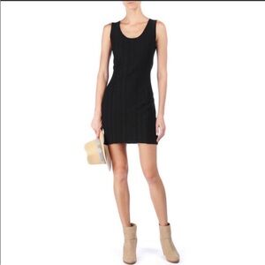 Black Bodycon Rag and Bone Dress Sleeveless Mini Dress